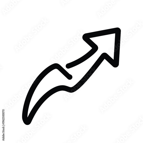 Simple black line drawing of elbow pipe fitting