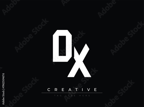 Modern Creative Logo Design Featuring Bold White Letter O Cross Symbol