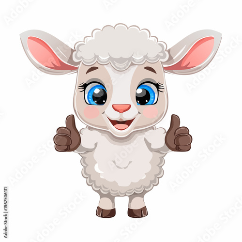 Niedliches Lamm, Daumen hoch