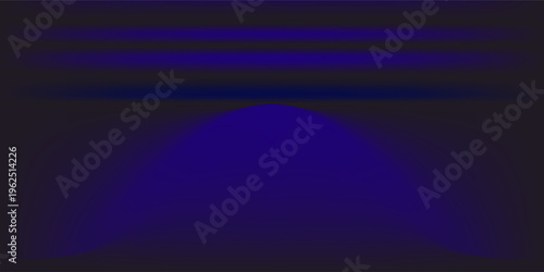 Abstract gradient podium background. blue empty 3d studio backdrop. Clean scene for product presentation mockup template. Vector illustration.