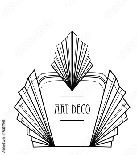 Black and white vector illustration of a seated flapper girl in 1920s style, wearing vintage lingerie. Elegant line art artwork presented in two design variations, inspired by Art Deco and retro