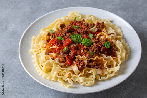 Italian Mafaldine Pasta wit...