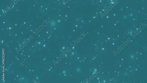 HD Teal Emerald Particle Background Loop