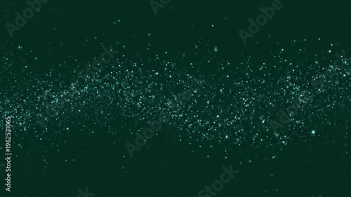 HD Green Mint Particle Background Loop
