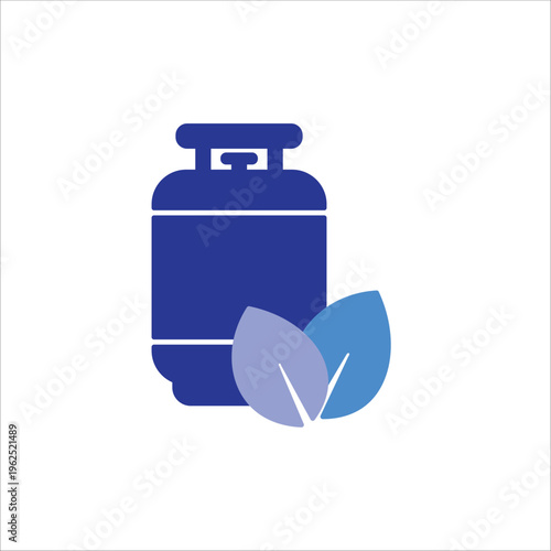 biogas icons. simple colored vector illustration