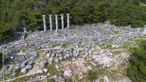 Aerial View of Priene Ancie...