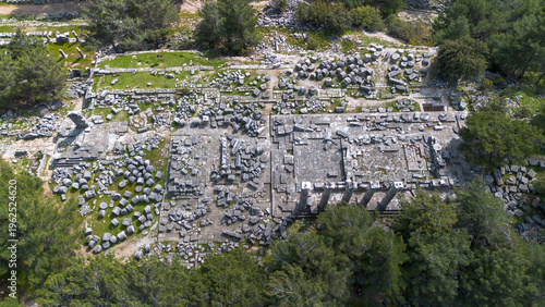Aerial View of Priene Ancie...