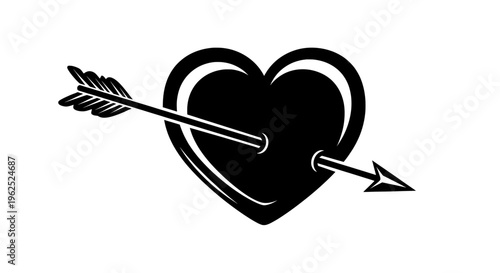 Minimal black and white he with arrow pointing upward