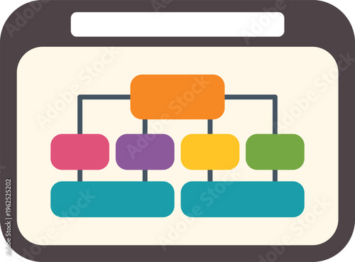 Website sitemap displaying a hierarchical structure for web development and information architecture