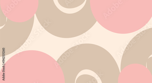 A harmonious blend of soft, overlapping circles in warm pastel hues creating an abstract and soothing visual experience