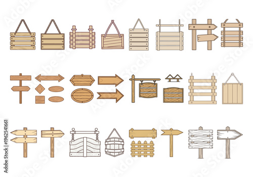 Set of flat for construction and architecture building