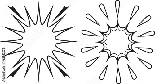 Black and white manga style explosion effects