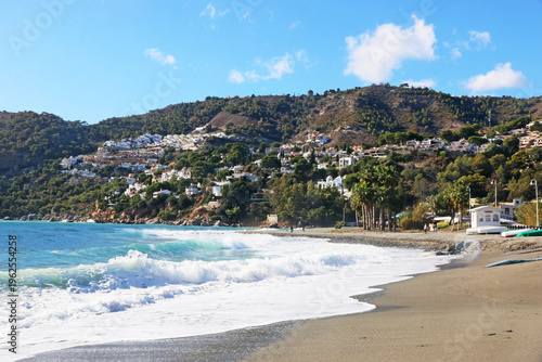 Salobreña beach in Andalucia, Spain	