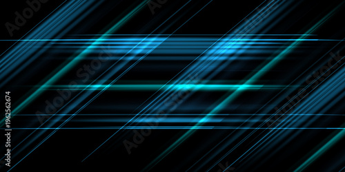 Abstract dark blue shape with different shades