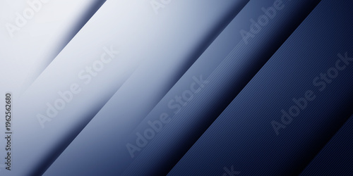 Abstract dark blue shape with different shades