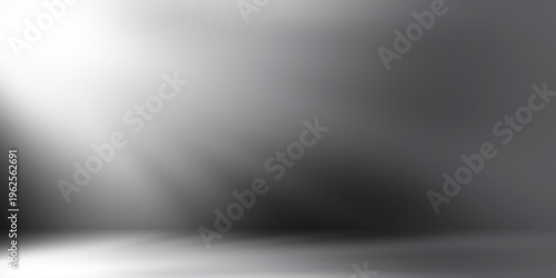 Empty room with gradient colors