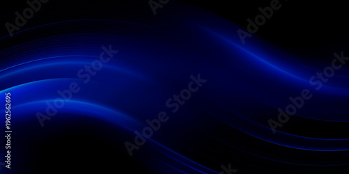 Abstract dark blue shape with different shades