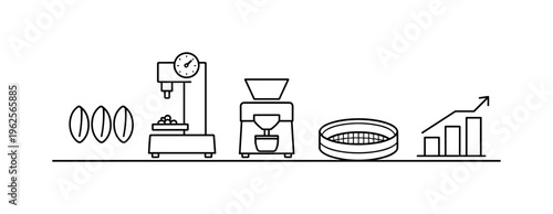 Grain kernel hardness testing and milling quality assessment for processing suitability and flour performance in cereal production systems, grain kernels, hardness tester, mill