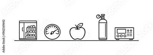 Controlled atmosphere storage and oxygen level regulation for extended preservation of fruits and vegetables in post-harvest supply chains, storage chamber, oxygen gauge, gas