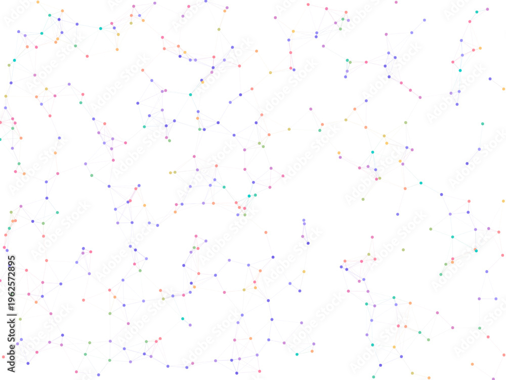 Obraz premium Abstract Network Connection Lines Technology Background