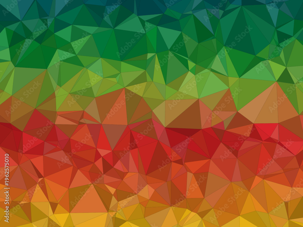 Fototapeta premium Colorful Low Poly Mosaic Pattern Digital Art Design