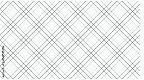 A striking geometric pattern featuring an intricate diamond lattice formed by intersecting diagonal lines, creating a repetitive and visually engaging net-like structure on a light background.
