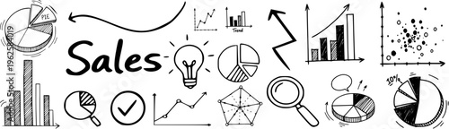 vectors of motivational charts and graphics