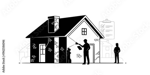 Home Inspection Silhouette