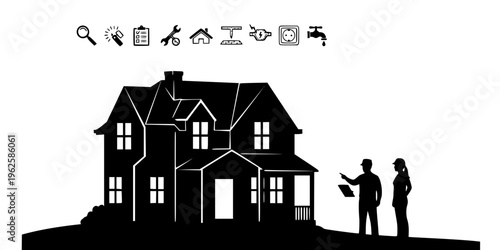Home Inspection Silhouette