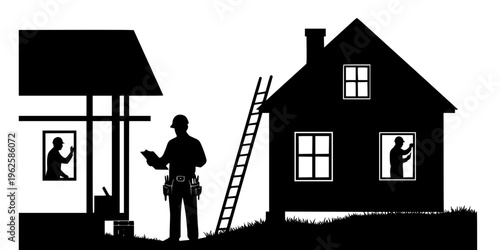 Home Inspection Silhouette