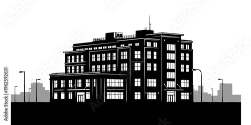 Commercial Property Silhouette