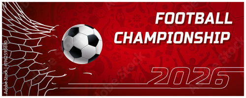 BANNIÈRE CHAMPIONNAT DE FOOTBALL 2026