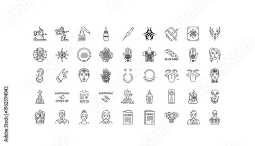 Tattoo designs and equipment for body art professionals