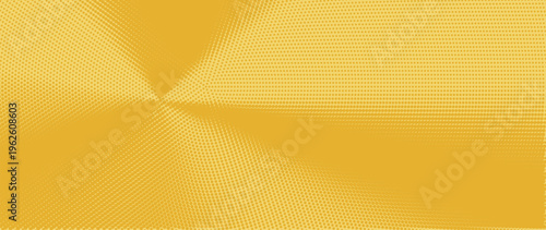Bright yellow radial halftone background, bold sunburst rays, dynamic dotted texture. Energy pop art design with vibrant gradient glow. Abstract backdrop for summer promotions, modern digital layouts