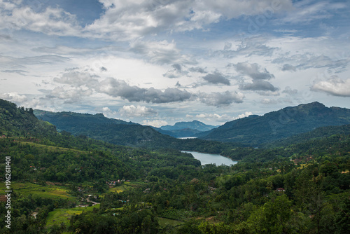 Lake in a valley
