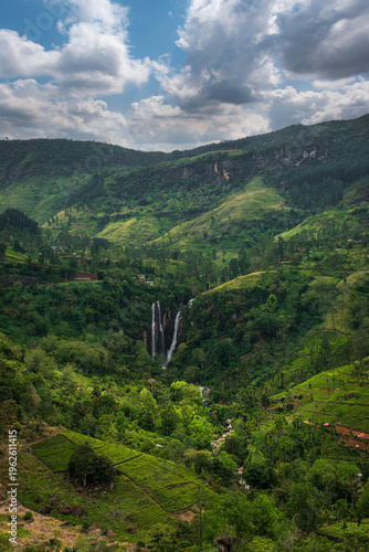Waterfall in the hills