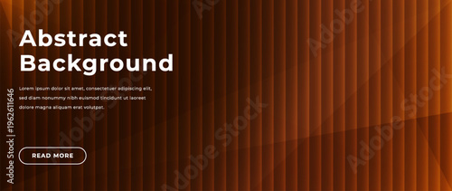 Abstract brown orange gradient background with vertical light stripes, glossy glow effect. Warm luminous transitions, soft geometric overlays. Modern vibrant backdrop for banners, digital design