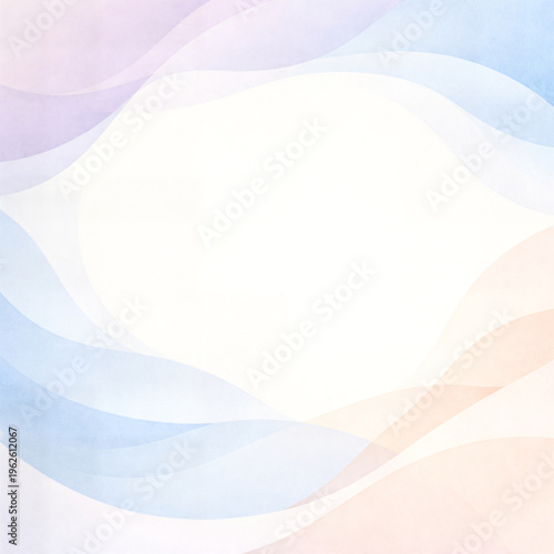 Soft Pastel Wave Gradient Abstract Background With Smooth Flow