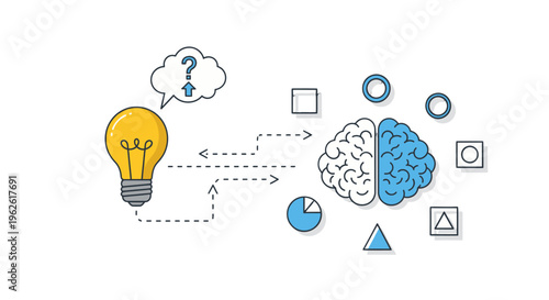 Creative thinking and problem solving concept.