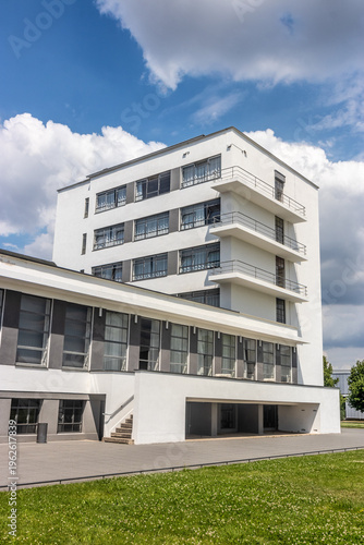 Bauhaus Building (Bauhausgebaude) in Dessau, Germany