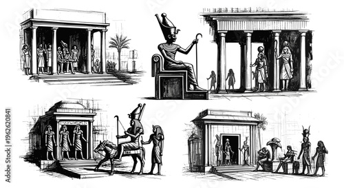 Ancient Egyptian Scenes Collection