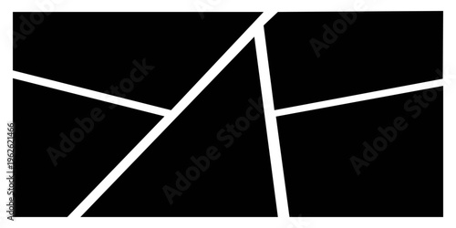 Comic Style Photo Frame Collage Template.