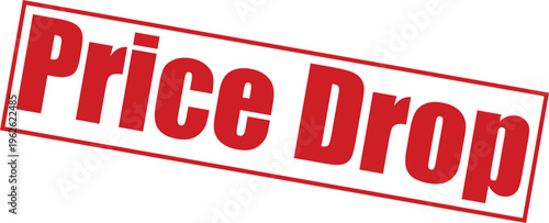 Red price drop stamp on with bold text