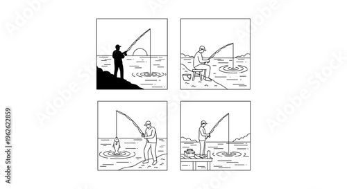 Fishing Scenes Collection