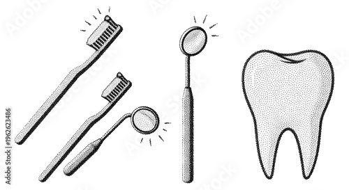 Dental Care Tools and Tooth