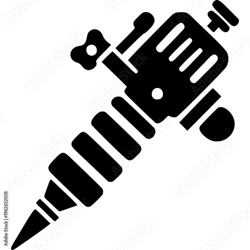 Tattoo Machine Icon Vector