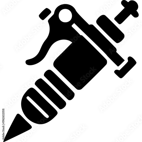 Tattoo Machine Icon Vector