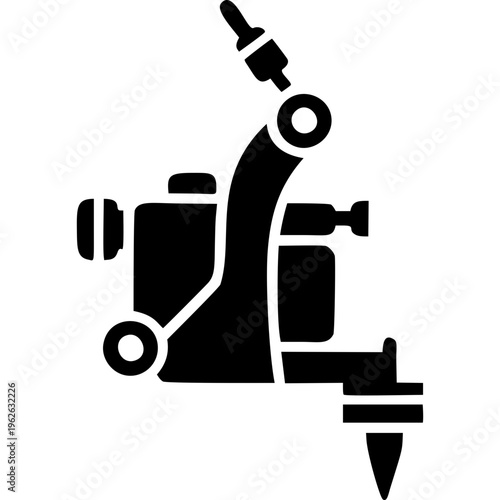 Tattoo Machine Icon Vector