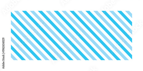 rectangular frame with diagonal blue stripe borders. Clean, modern design suitable for photo frames, labels, banners, and digital overlays
