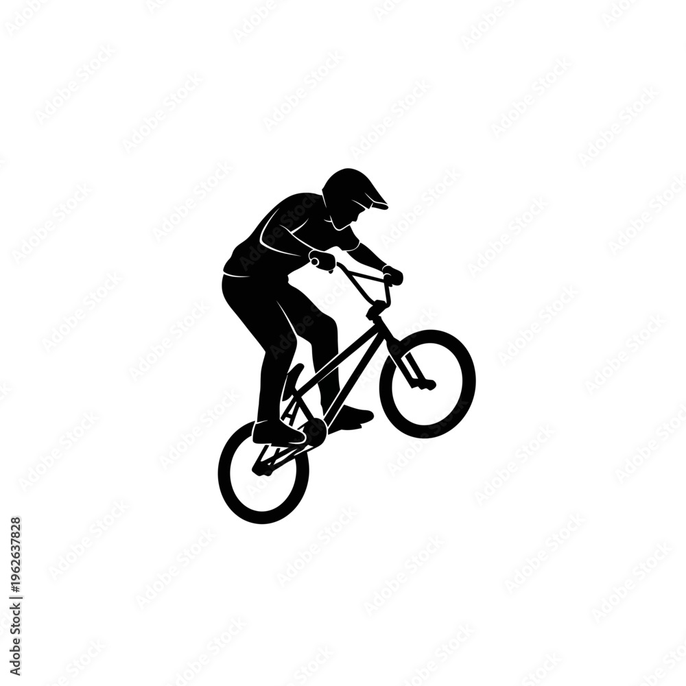 Fototapeta premium Professional cyclist riding a bicycle.